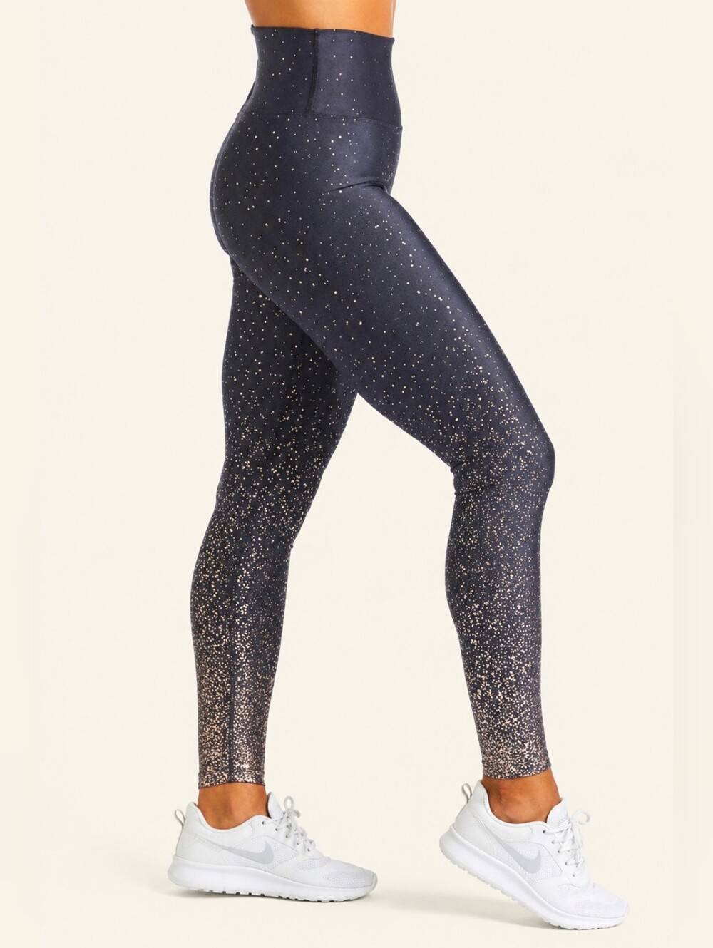 ❤️ NWOT! PELOTON HIGH RISE SHOW UP OMBRE SPARKLE LEGGINGS, GRAY, XL